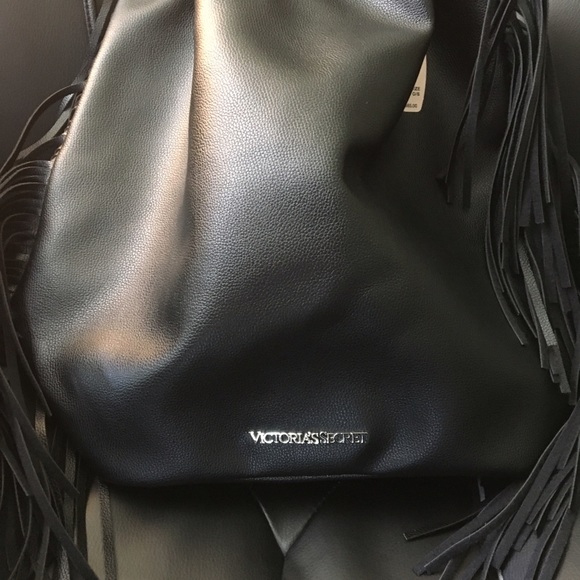 Victoria Secret Bucket Backpack with Tassels New