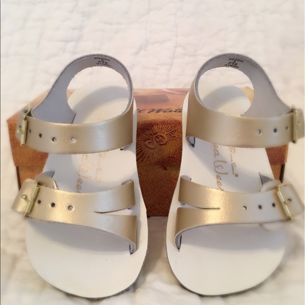 Sun-San Sea Wee Gold Sandals