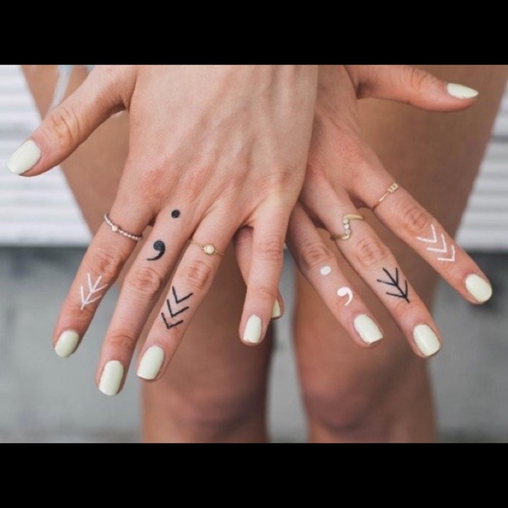 Holographic & Glow in the Dark Temporary Tattoos
