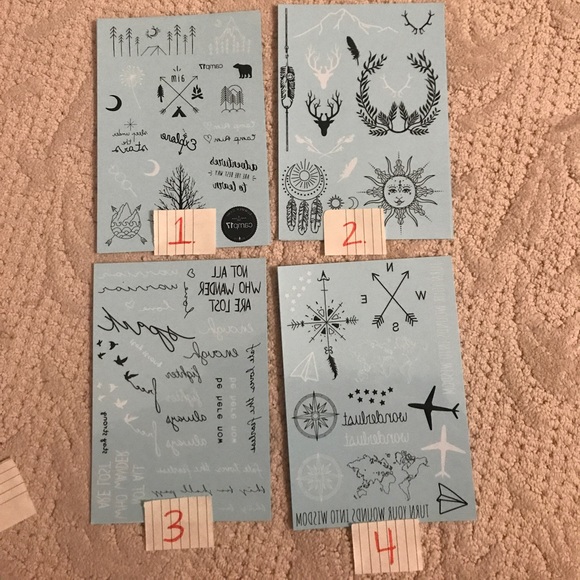 Holographic & Glow in the Dark Temporary Tattoos - Picture 5 of 7