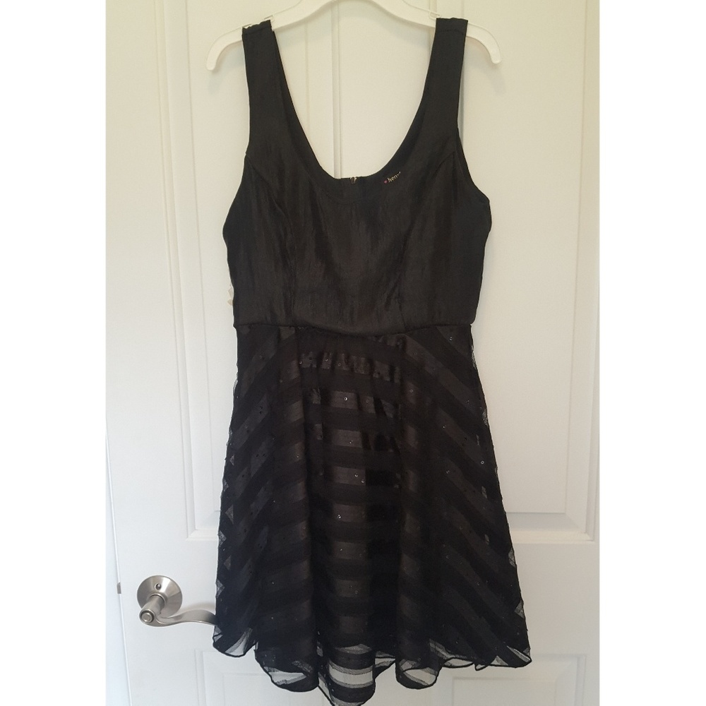 HeartSoul Black Cocktail Dress