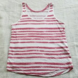 2 FOR $9🌼LOFT Berry Pink and White Tank