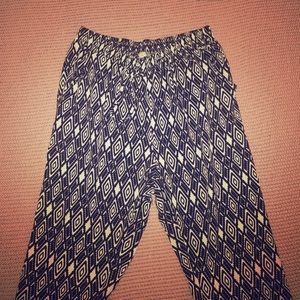 Silk feel jogger pants