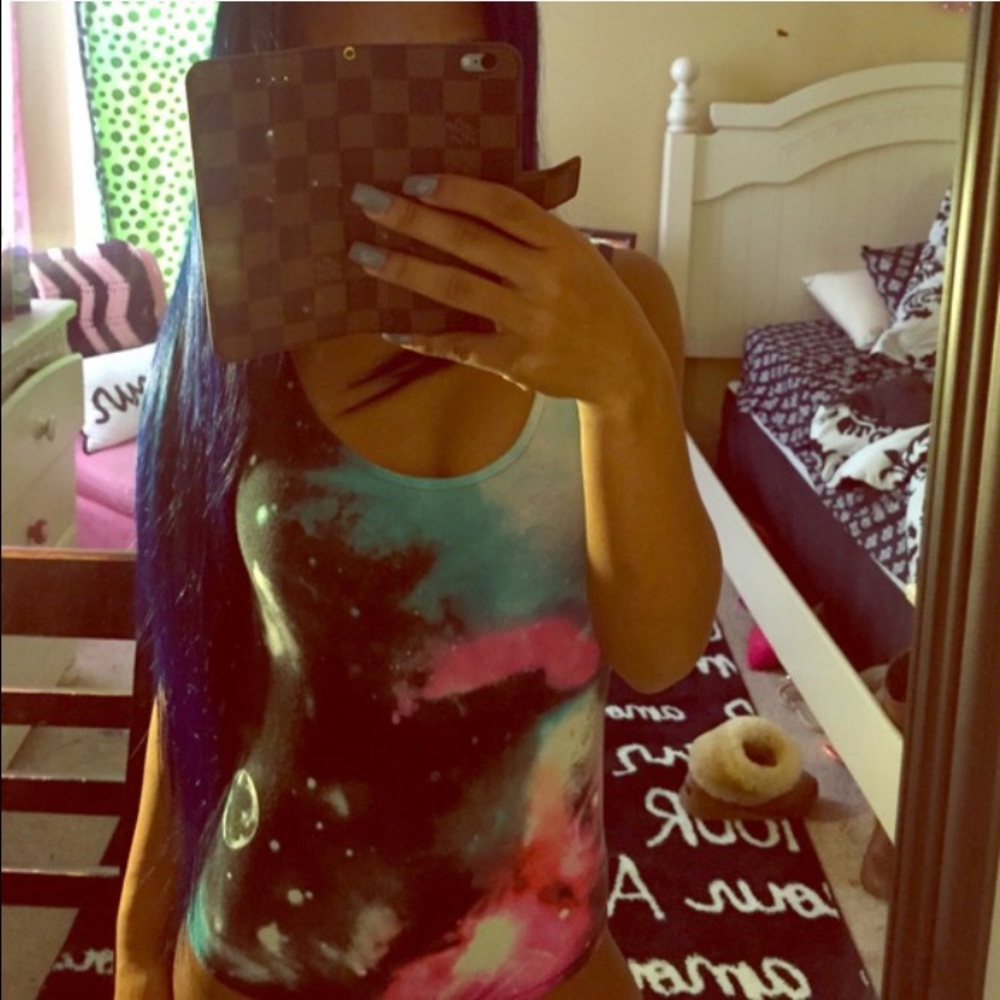 Forever 21 Galaxy Bodysuit
