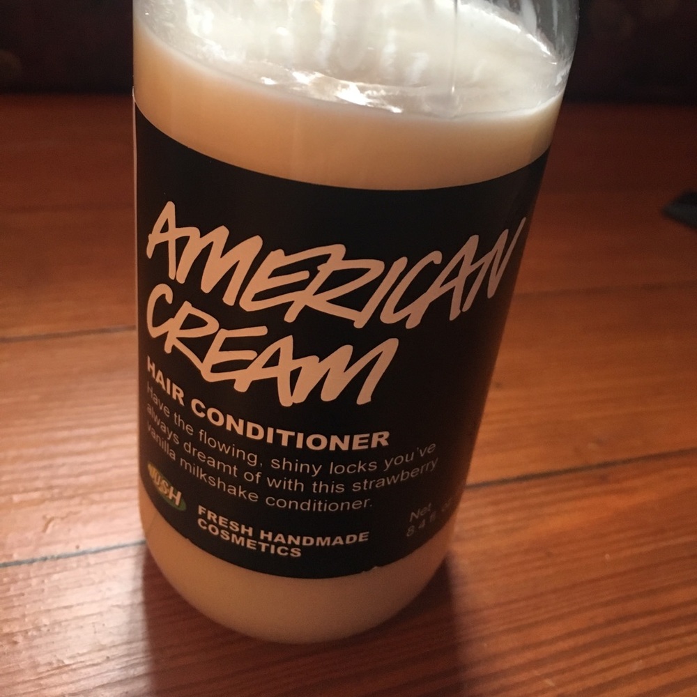 LUSH CONDITIONER- AMERICAN CREAM (barely used)