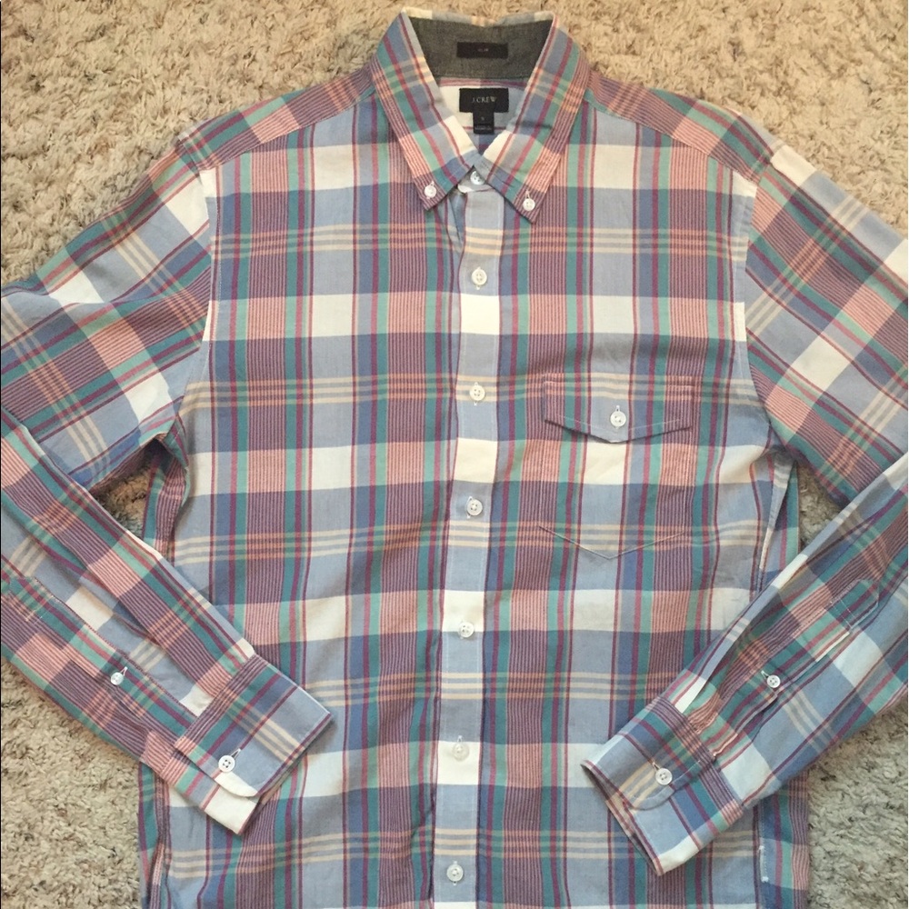JCrew long sleeve button down S