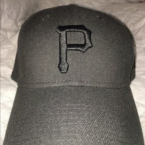 All black Pittsburgh Pirates hat