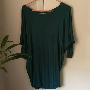41 Hawthorn teal dolman sleeve shirt