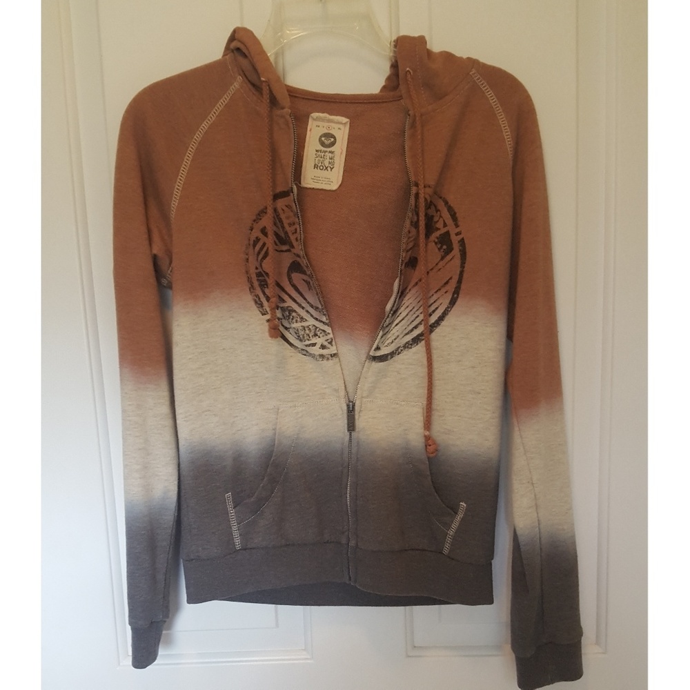 Roxy Tri-Color Zip Up