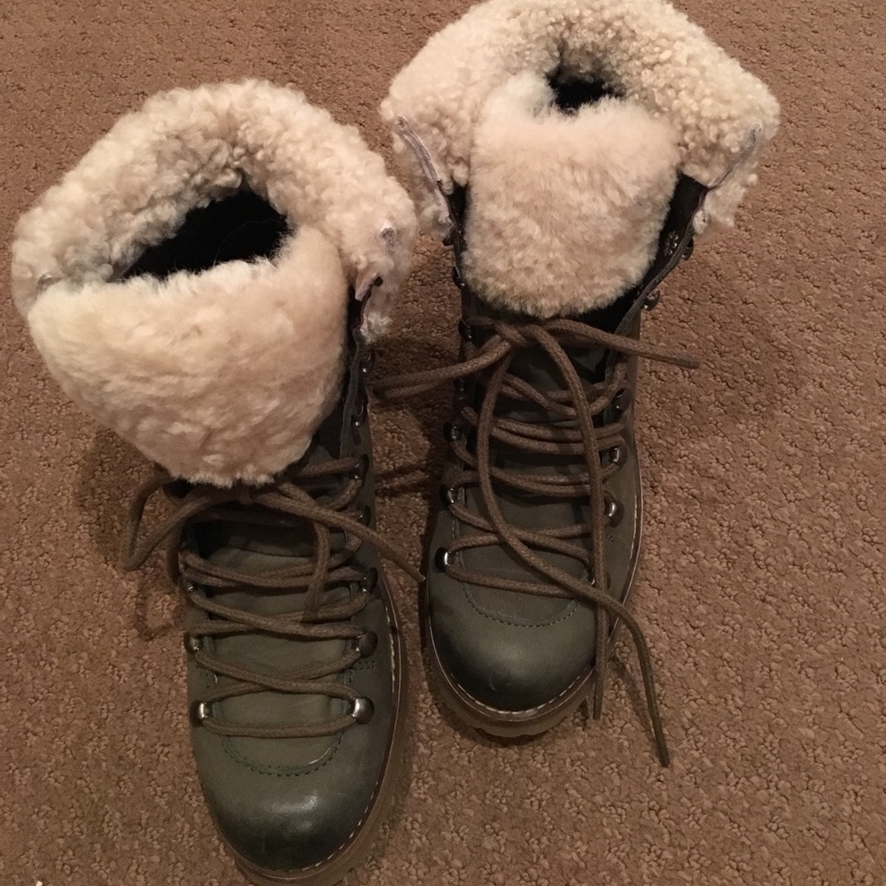 Steve Madden hunter green boots