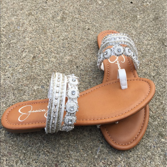 jessica simpson rhinestone sandals