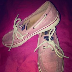 Pink Sperry's Size 7