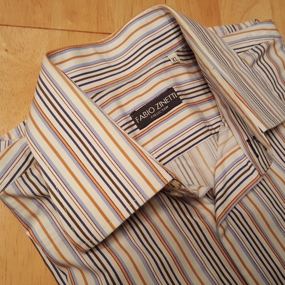 Fabio Zinetti Collection, men's button down shirt - Picture 1 of 4