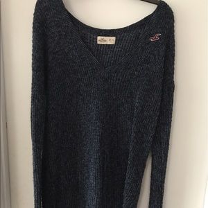 Hollister oversized blue sweater