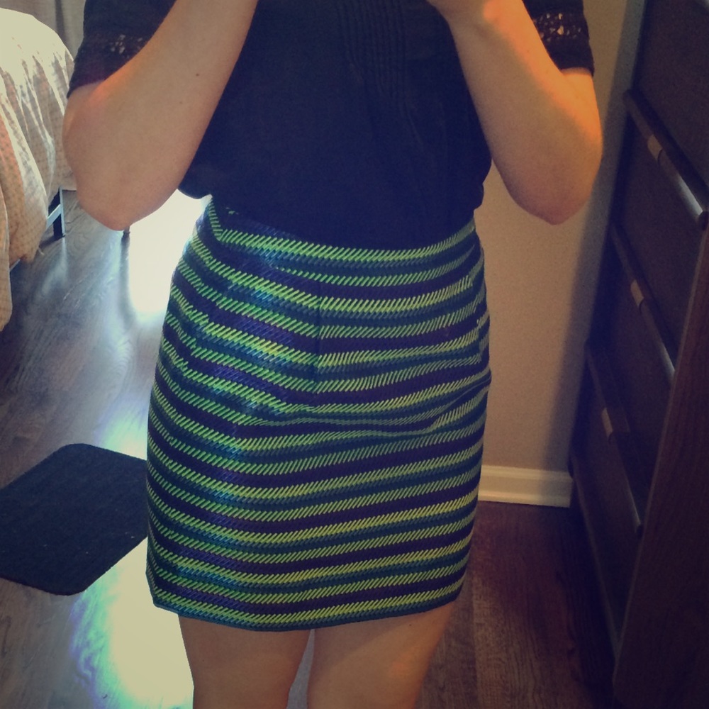J. Crew mini skirt size 2