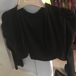 Formal short black jacket