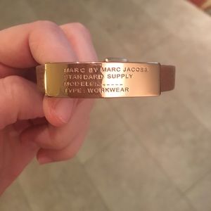 Marc by Marc Jacobs brown leather bracelet
