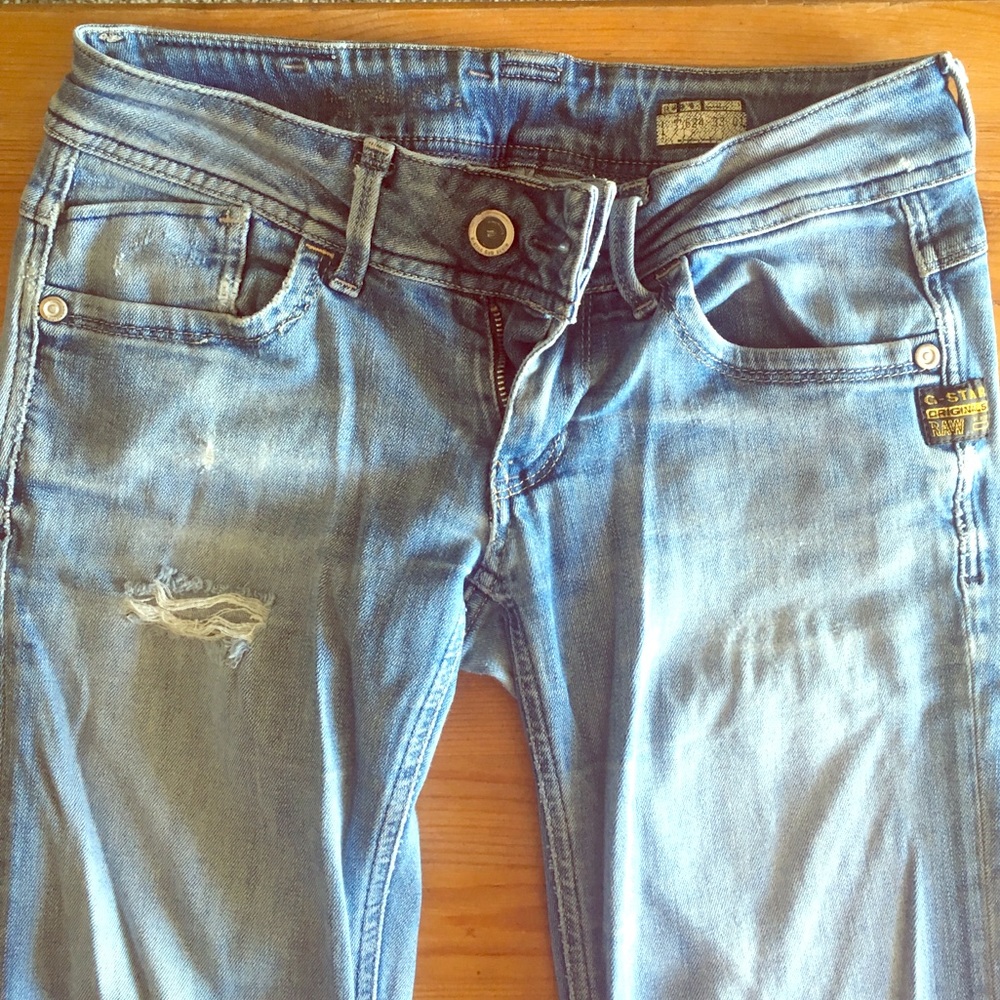 Artfully Ripped G-Star Jeans