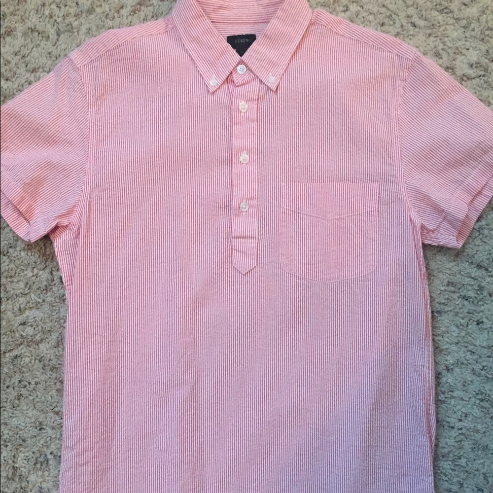 JCrew short sleeve popover S