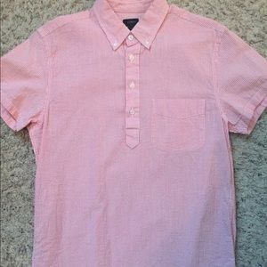 JCrew short sleeve popover S