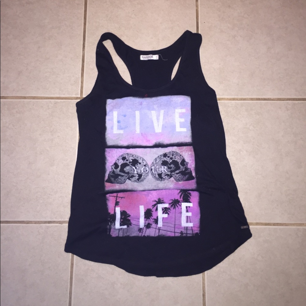 Garage brand tank top