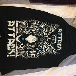 Vintage attack attack owl tank