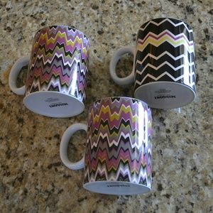 Missoni Cafe - Set of 3 Mugs
