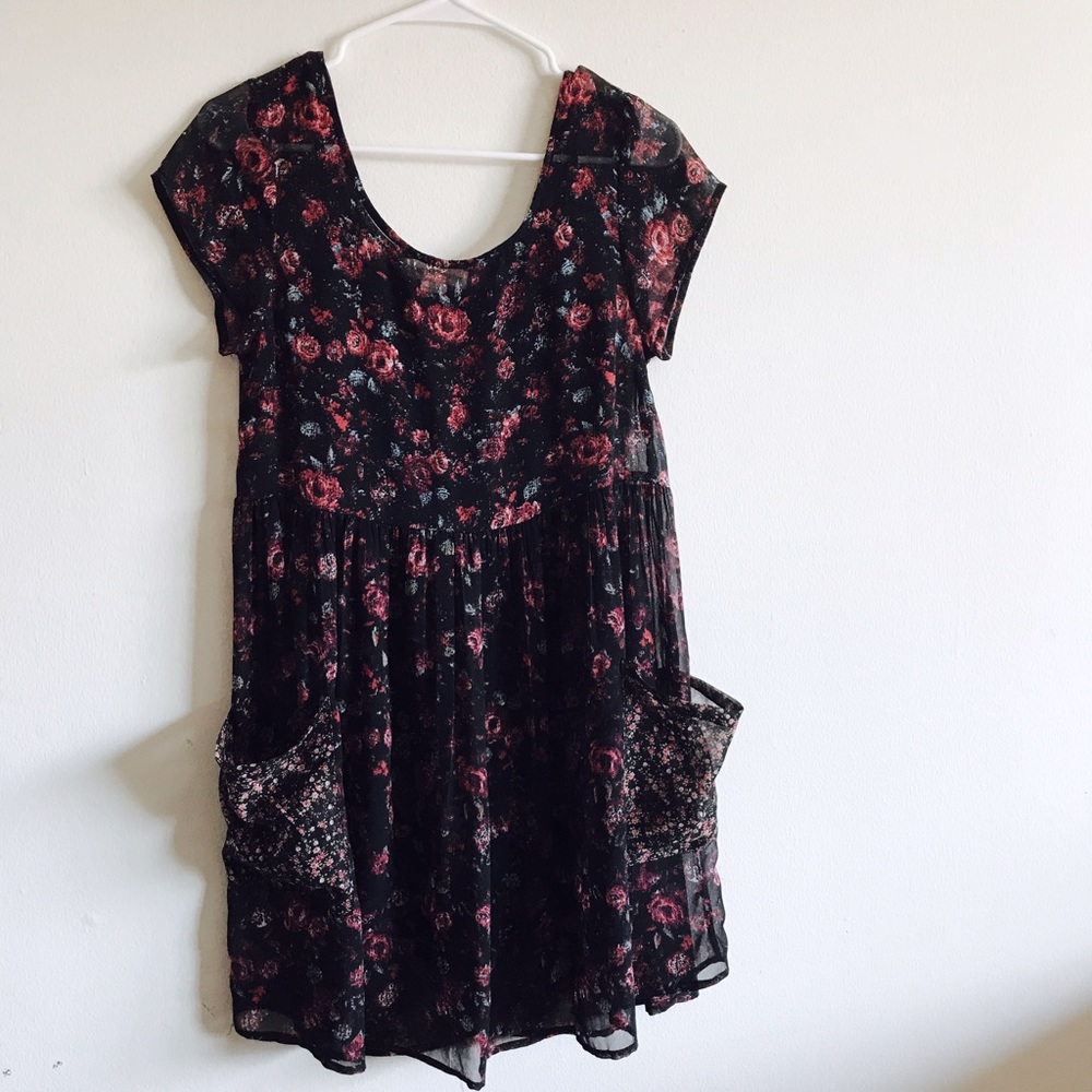 🛑SOLD OTHER PLATFORM🛑 Band of Gypsies Boho Dress
