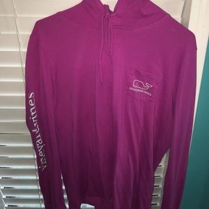 Purple vineyard vines hoodie