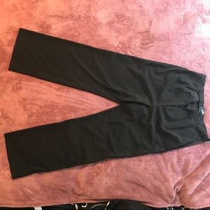 Long black slacks