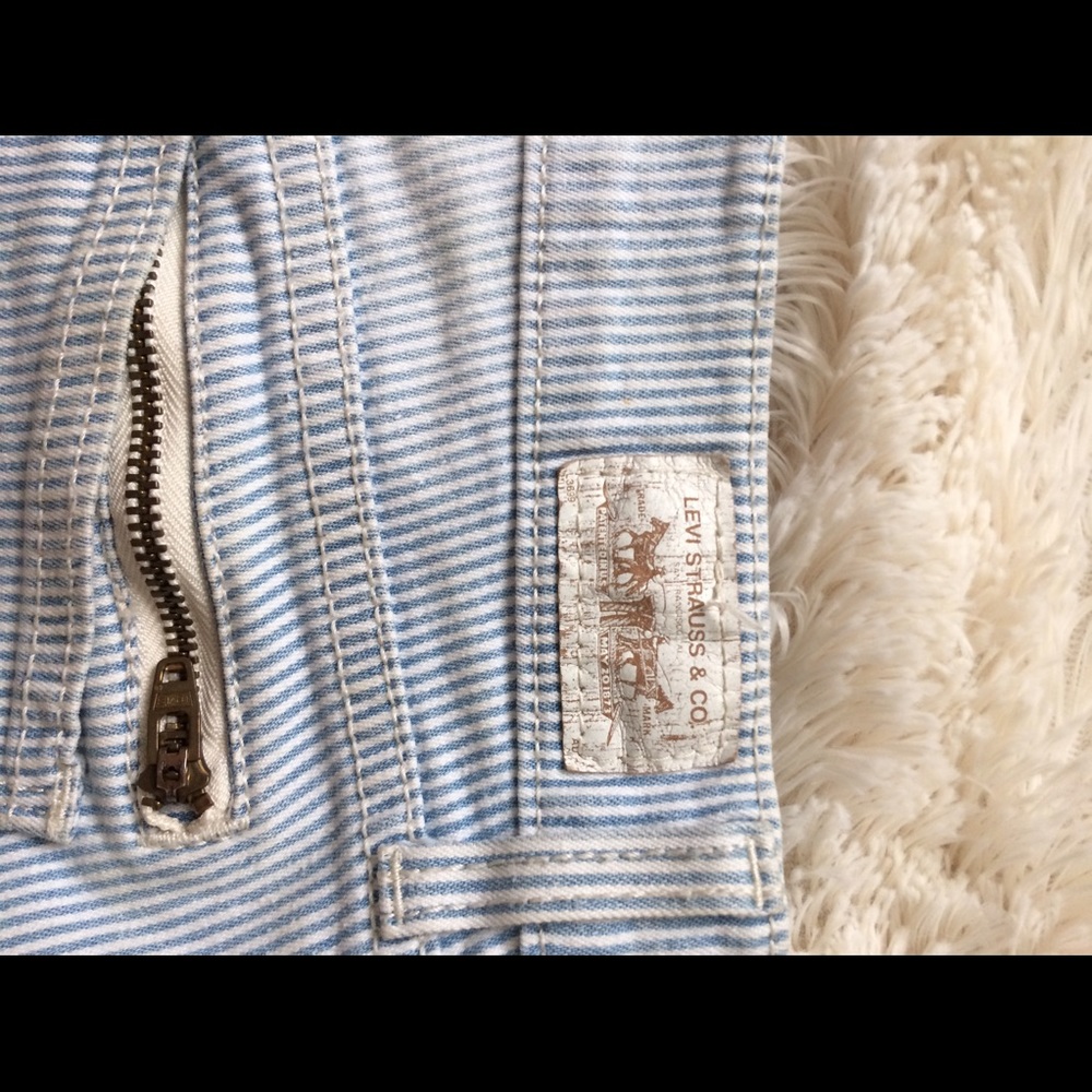 Levi pin-striped shorts