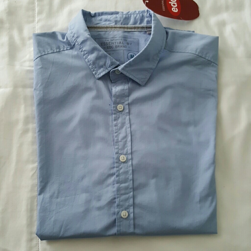 EDC & CO  Light Blue Formal Shirt