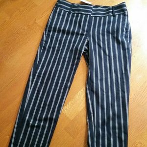 Ann Taylor loft pants, stripe NWT!