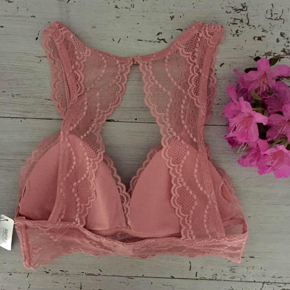 Gorgeous Mauve Lace Bralette - Picture 2 of 6