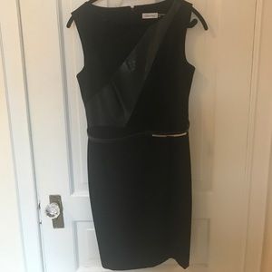 Calvin Klein black office dress