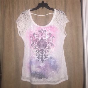 White, Pink, & Purple Top White, Pink, & Purple Top
