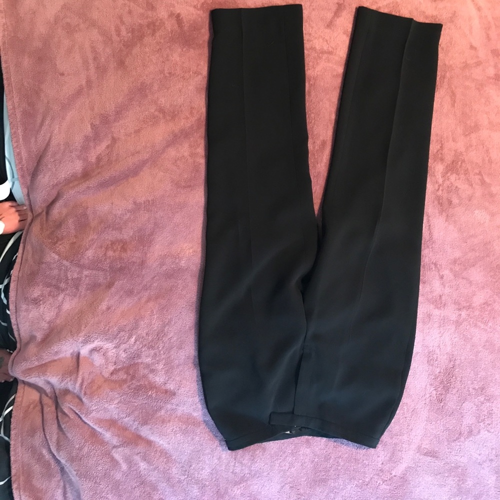 Fully lined black trousers