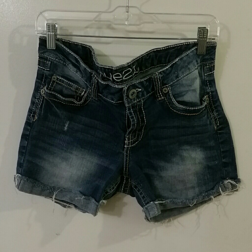 Denim shorts