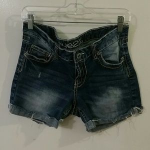 Denim shorts