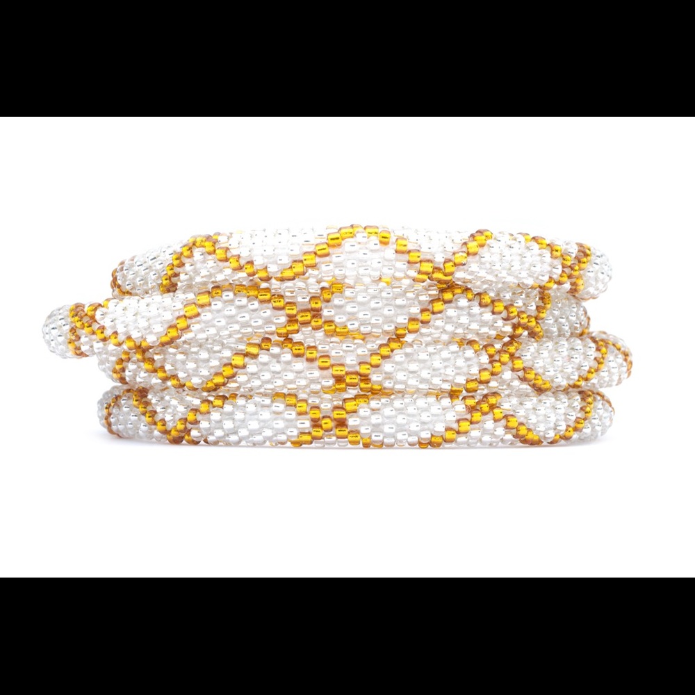 Sashka Co gold & white bracelet