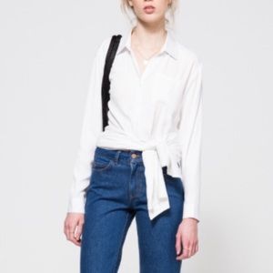 wrap waist blouse by stelen / need supply