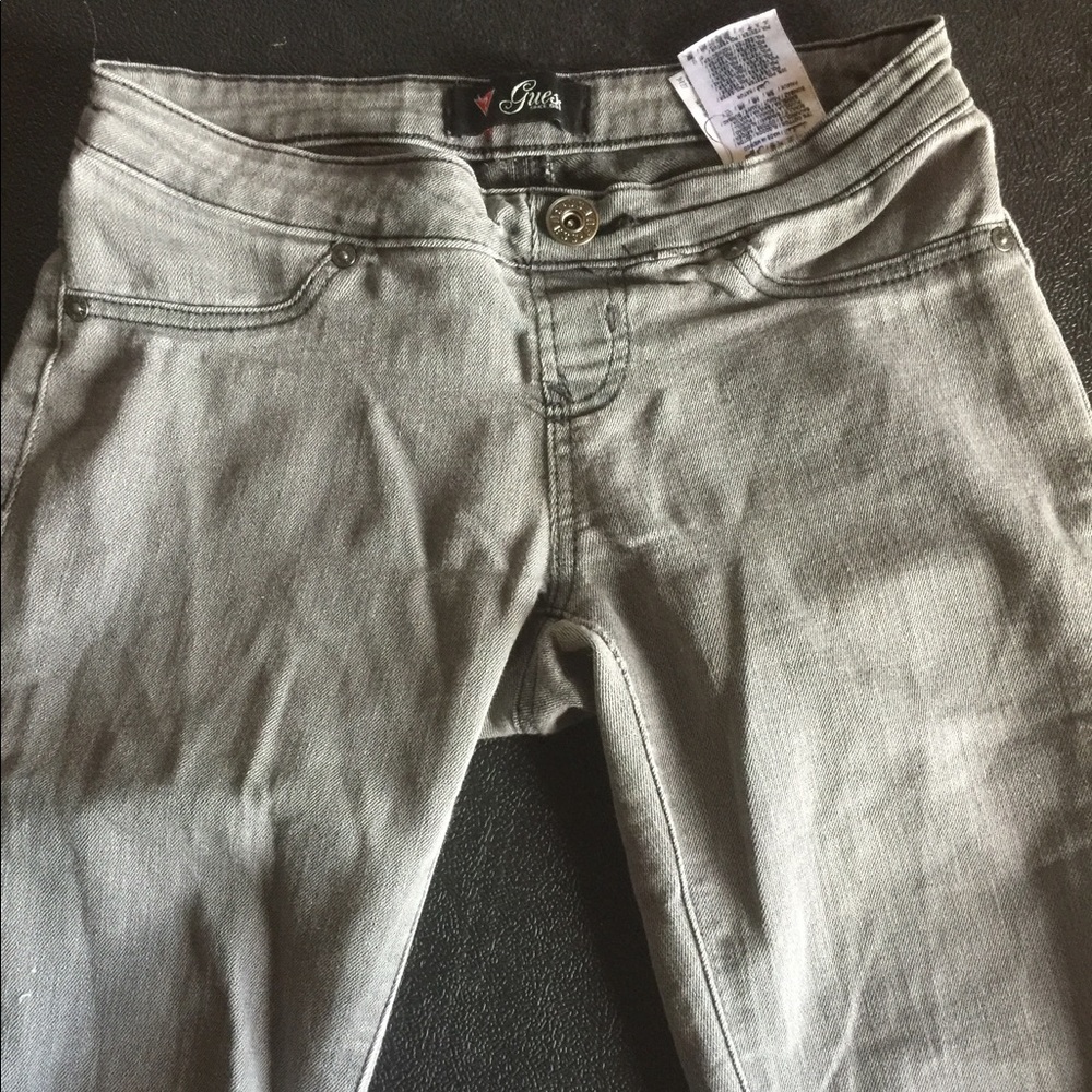Guess Lena Pull-On Gray Jeans