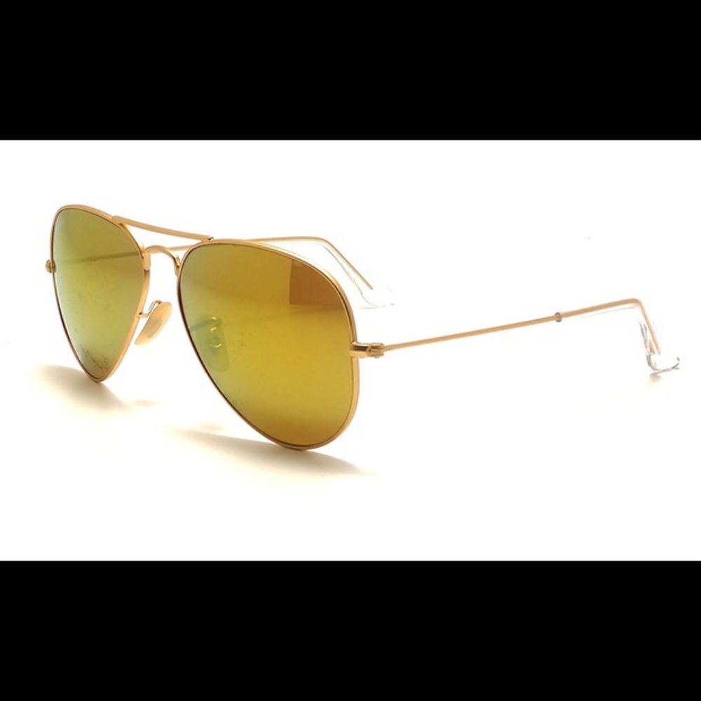 Ray-Band Aviator Sunglasses Gold Mirror RB