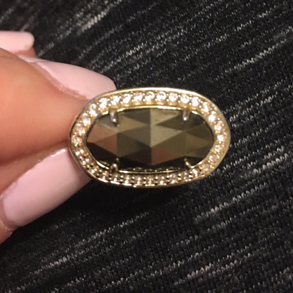 Kendra Scott Jewelry - Kendra Scott Emmaline 14k Gold Plate Pyrite Ring