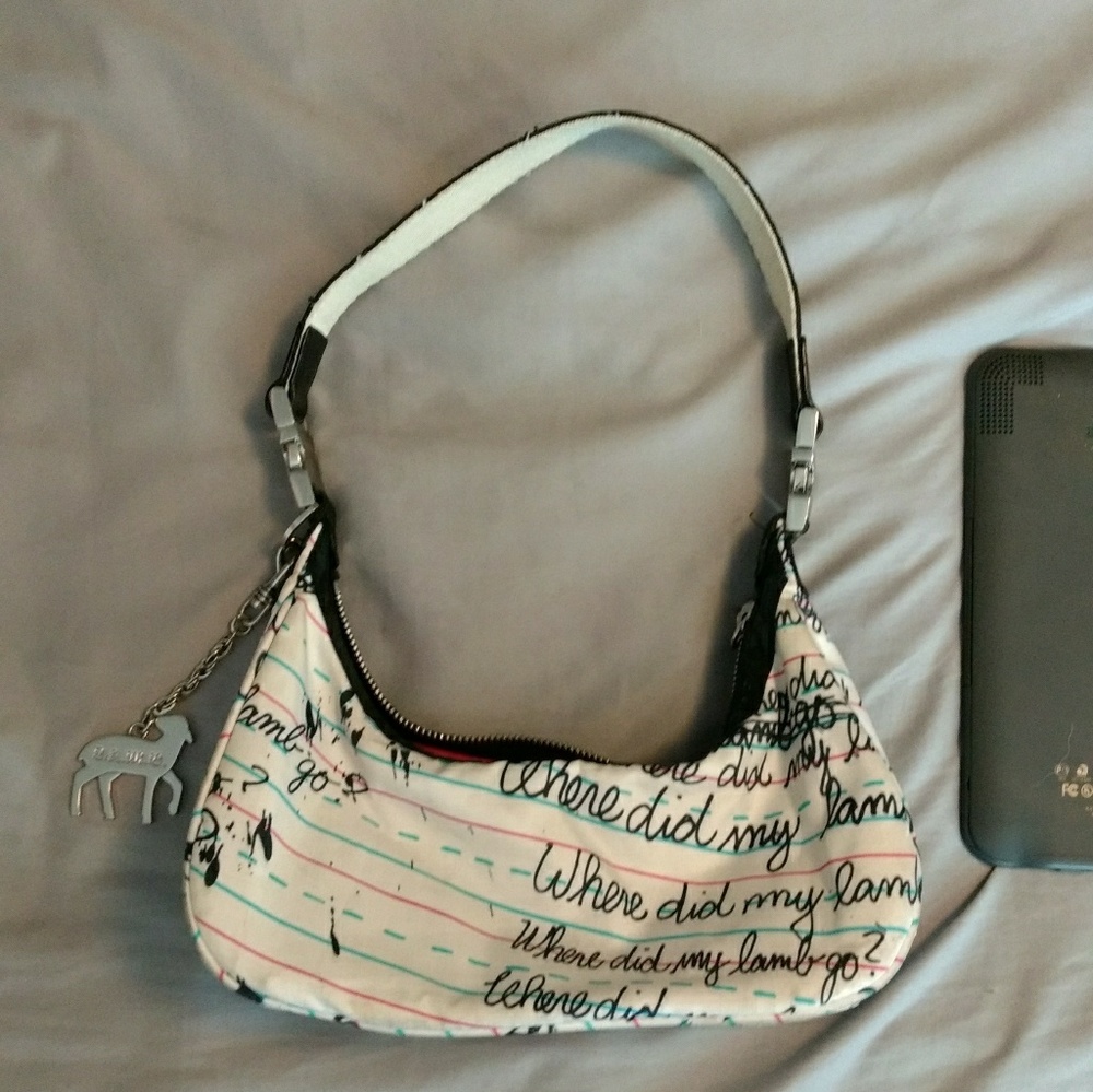 L.A.M.B. penmanship handbag, small