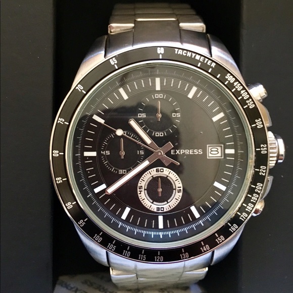 Express Other - Express Men's Chronograph Stainless Steel Watch