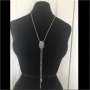 Turquoise Bolo Necklace