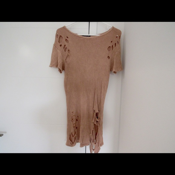 cut up t shirt dress