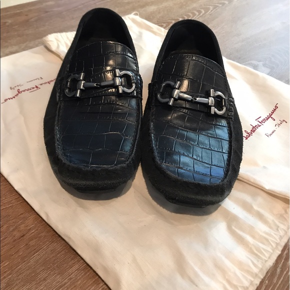 Salvatore Ferragamo Leather/Suede Loafers main image 4