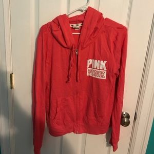 Size L Victoria's Secret Pink zip up hoodie